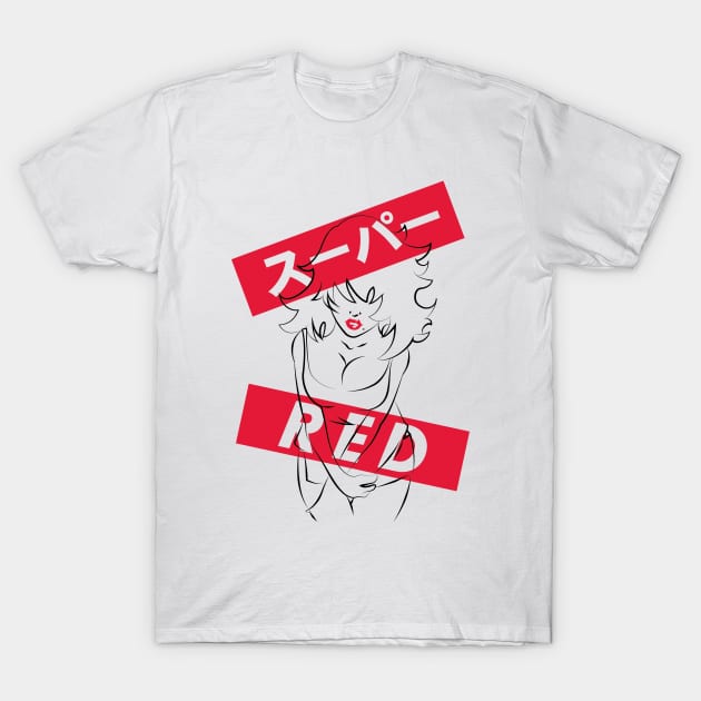 SuperRED T-Shirt by ReggieLimited